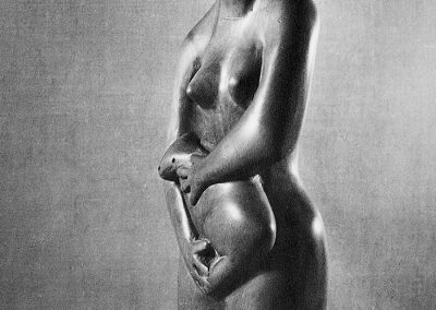 אישה עם כלב, 1956, עץ אשור