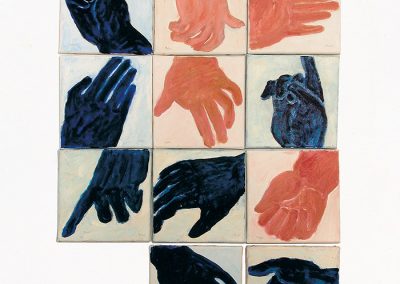 ידיים, 1997, אקריליק על בד
