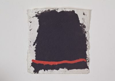 נוכחות פחם, 1982, נייר עשוי ידנית