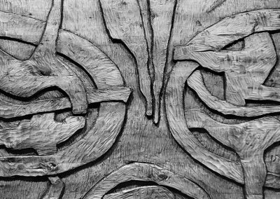 תבליט קיר, 1973, עץ טיק, עיריית באר שבע